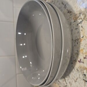 RH Restoration Hardware Chinese Porcelain Classic Coupe Soup Bowl Graphite Color